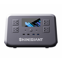 Shinegiant SG300P I Chargement sans fil I Centrale électrique portable avec batterie LiFePO4 300 W 300 Wh