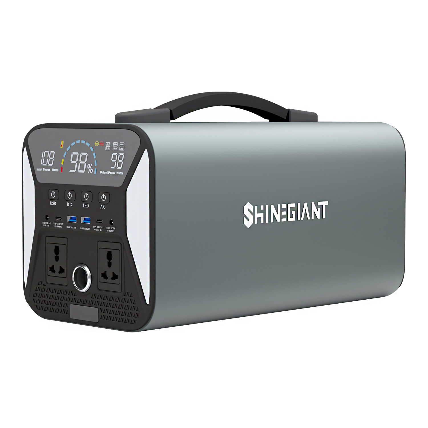Shinegiant I Avec haute performance I 1000W 1000Wh Camping Portable Power Station
