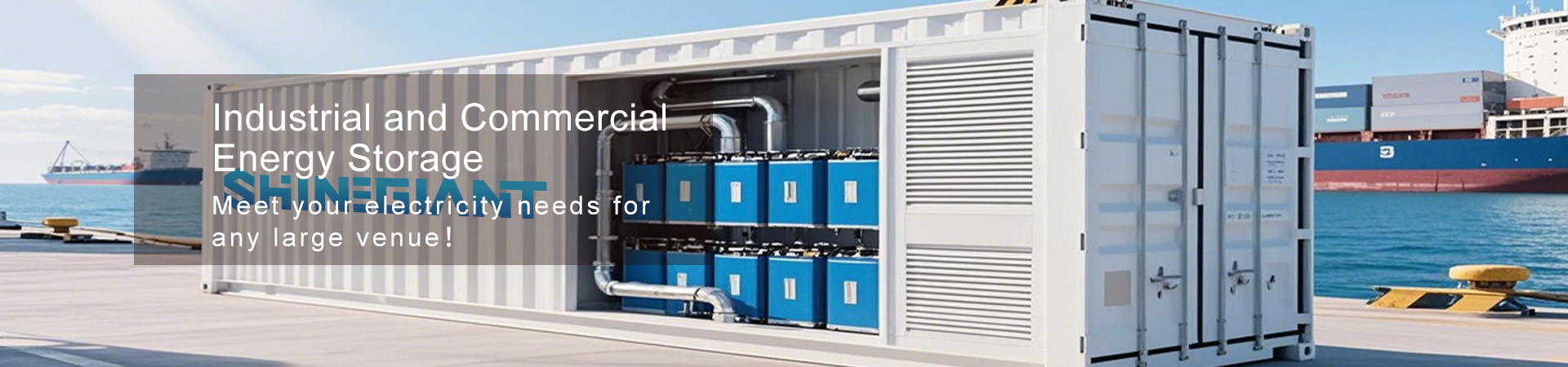Stockage d\'énergie industriel et commercial