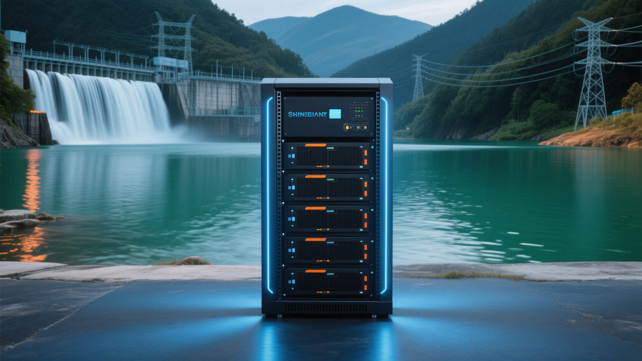 armoire de batterie montée sur rack