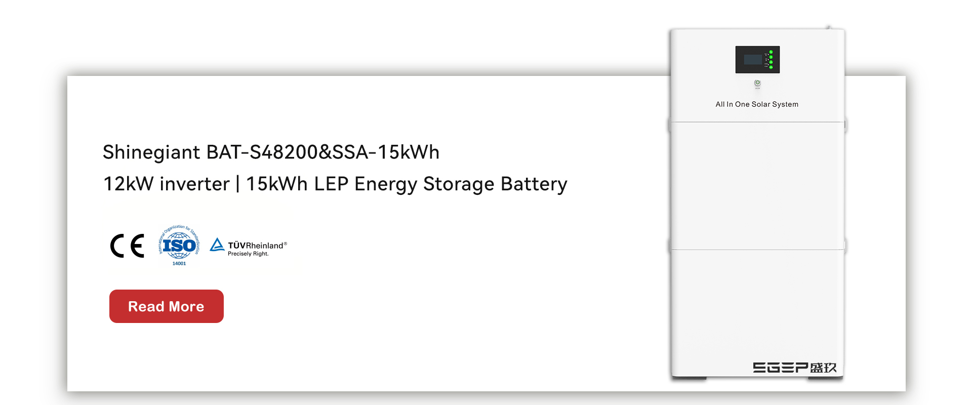 12 kW + 15 kWh pour les appareils électriques